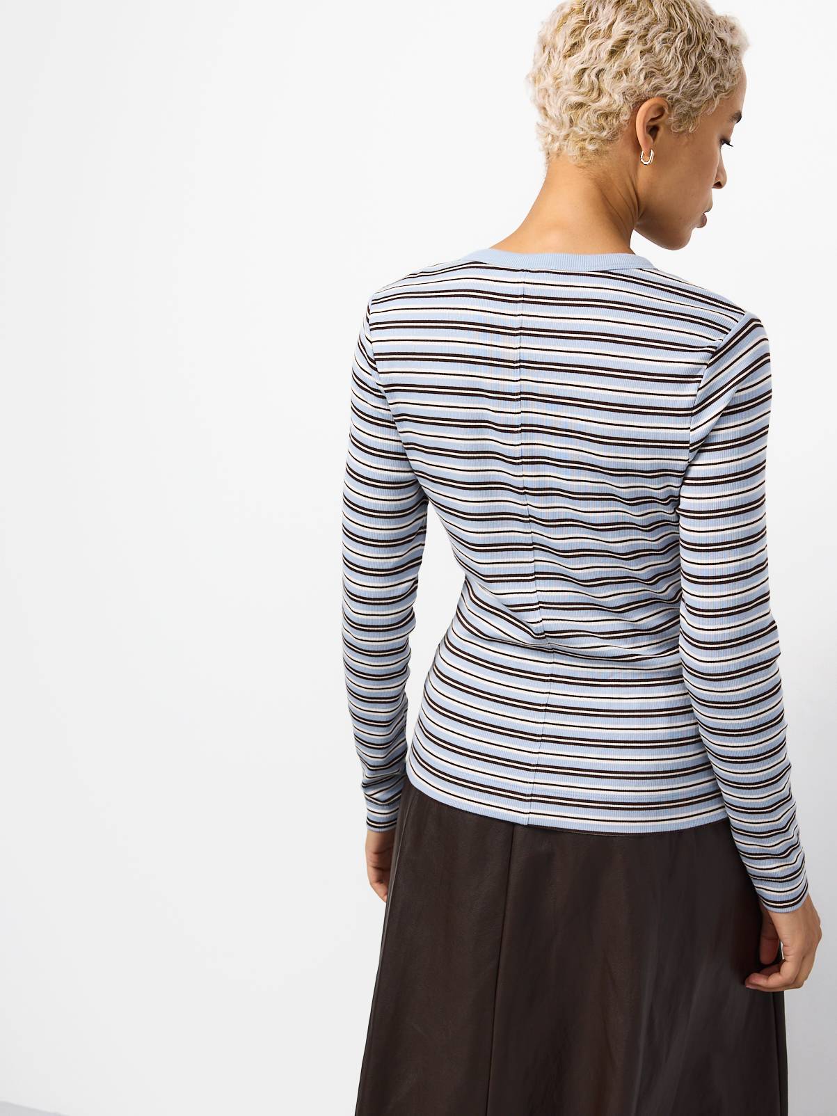 Plain & Striped Tencel Modal Slim Tops 2-Pack 20 - Image 6
