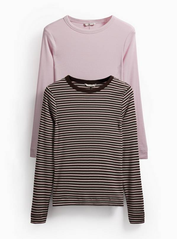 Plain & Striped Tencel Modal Slim Tops 2-Pack 8