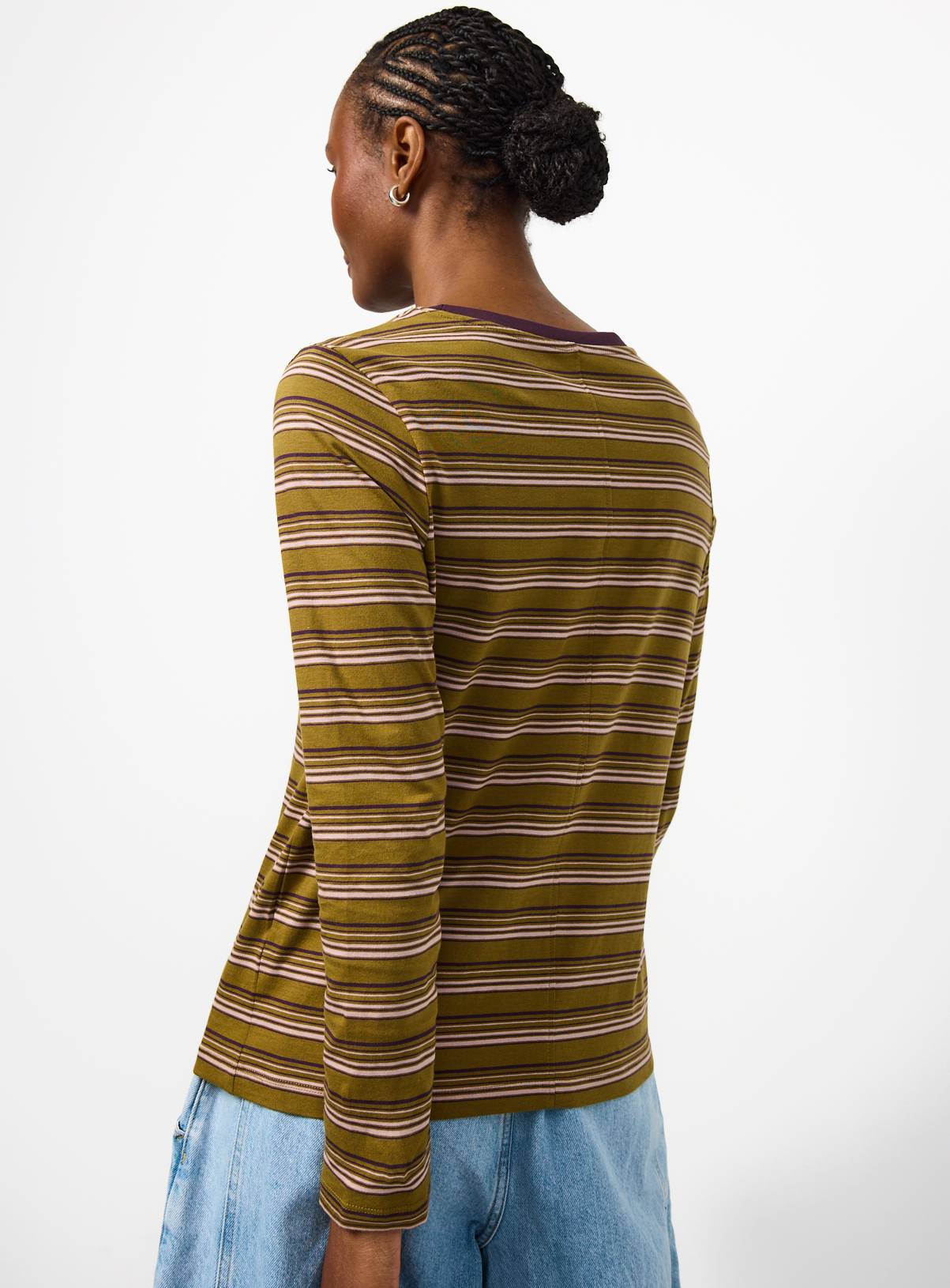 Plum & Stripe Long Sleeve Tops 2 Pack 8 - Image 6