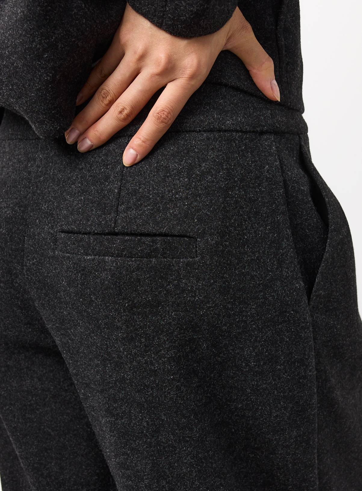 Grey Barrel Leg Trousers 16 - Image 3
