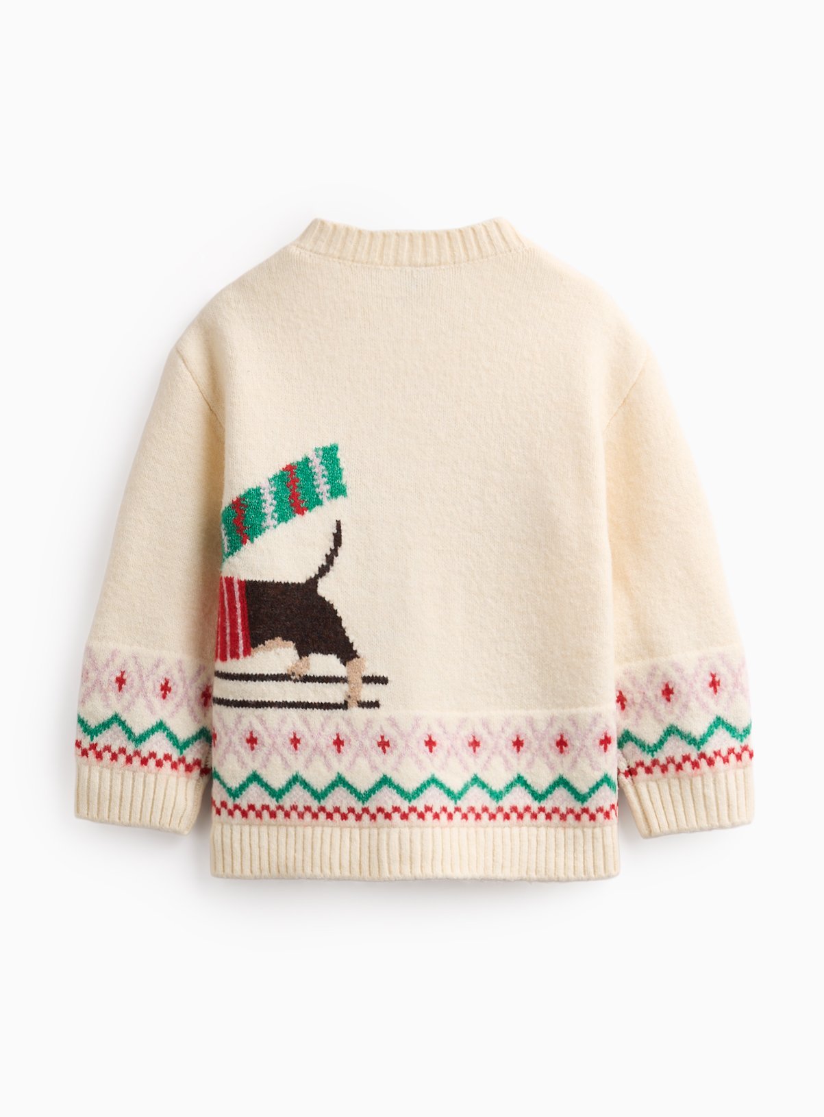 Mini Me Wraparound Sequin Dog Cardigan 7-8 years - Image 2 thumbnail