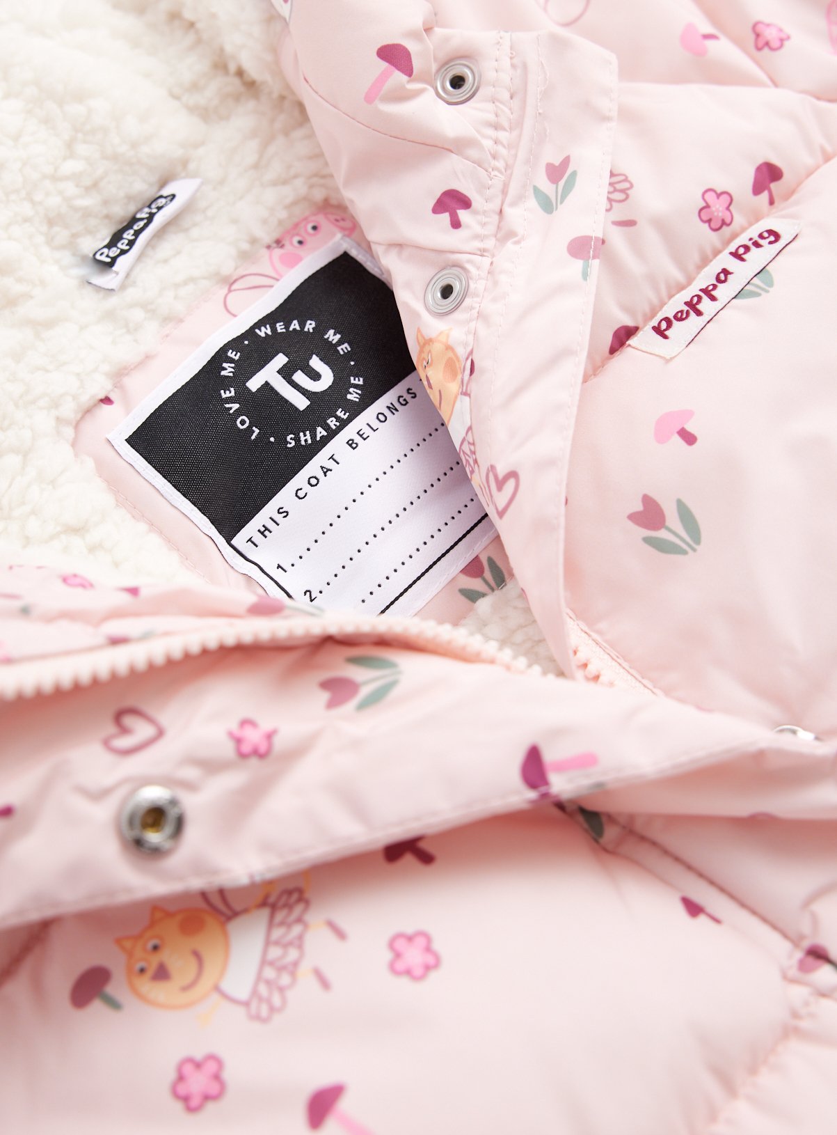Peppa Pig Shower Resistant Puffa Jacket 4-5 years - Image 2 thumbnail
