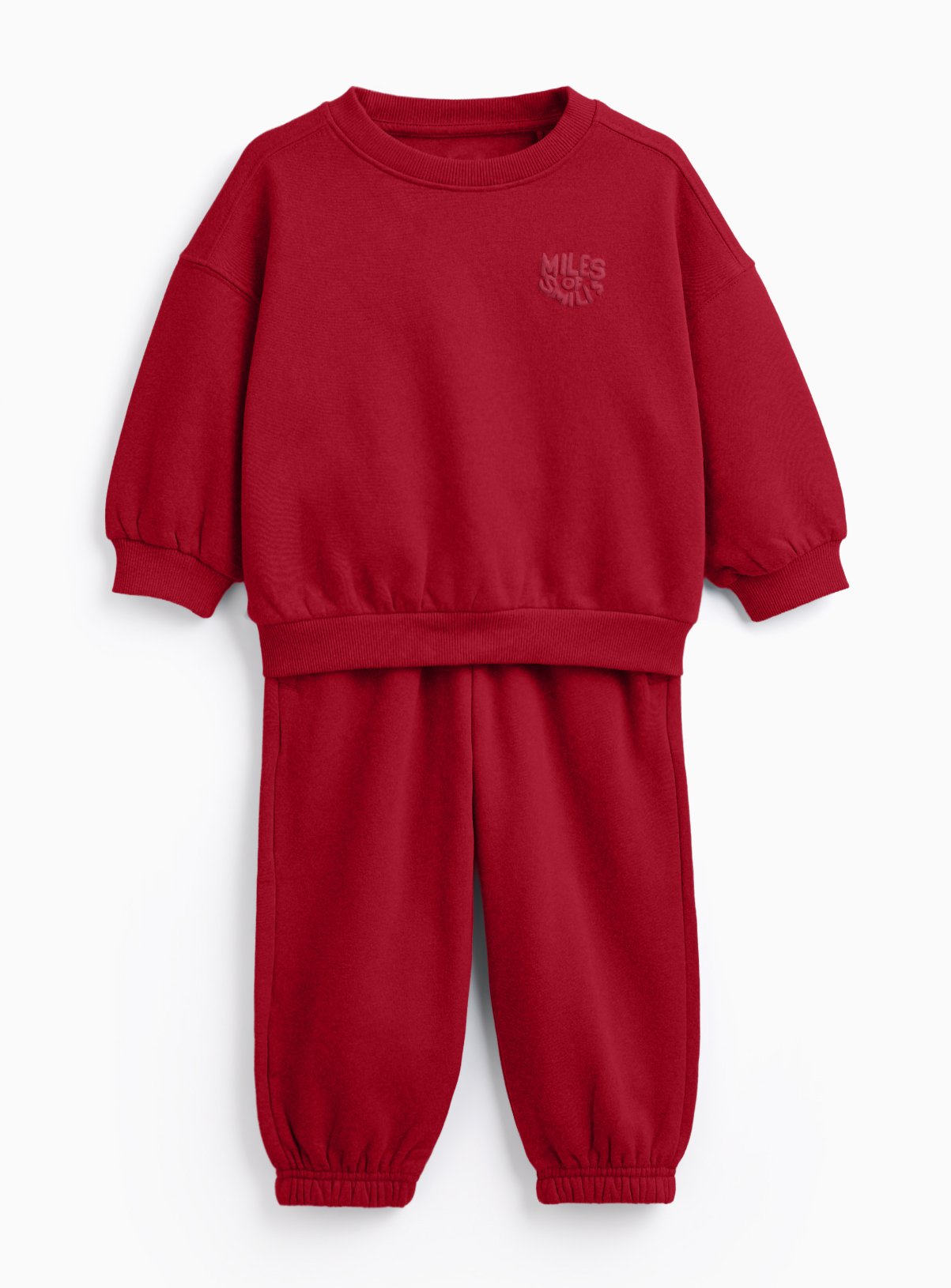 Red Everyday Sweat Set 5-6 years - Image 1 thumbnail