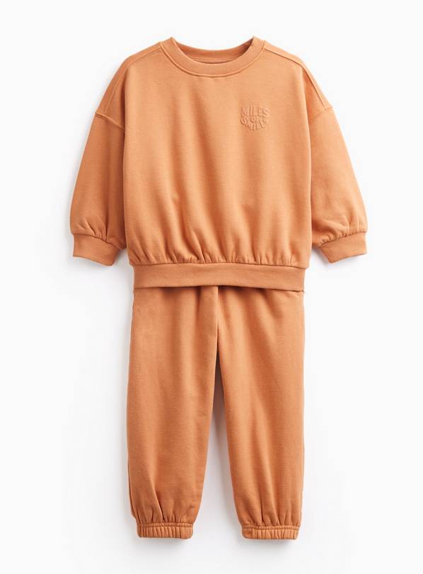 Brown Everyday Sweat Set 1-2 years