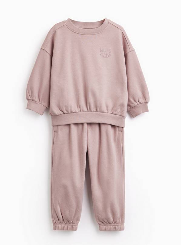 Purple Everyday Sweat Set 1-2 years