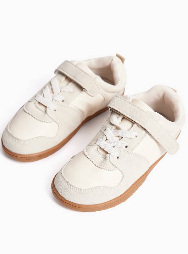 Neutral Unisex Wide Fit Trainers 13 Infant