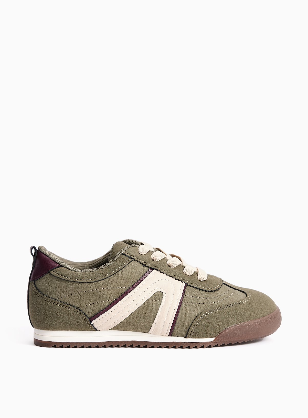 Khaki Slim Sole Trainers 12 Infant - Image 2 thumbnail