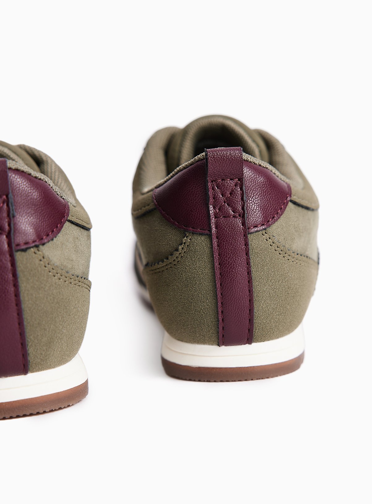 Khaki Slim Sole Trainers 12 Infant - Image 4 thumbnail