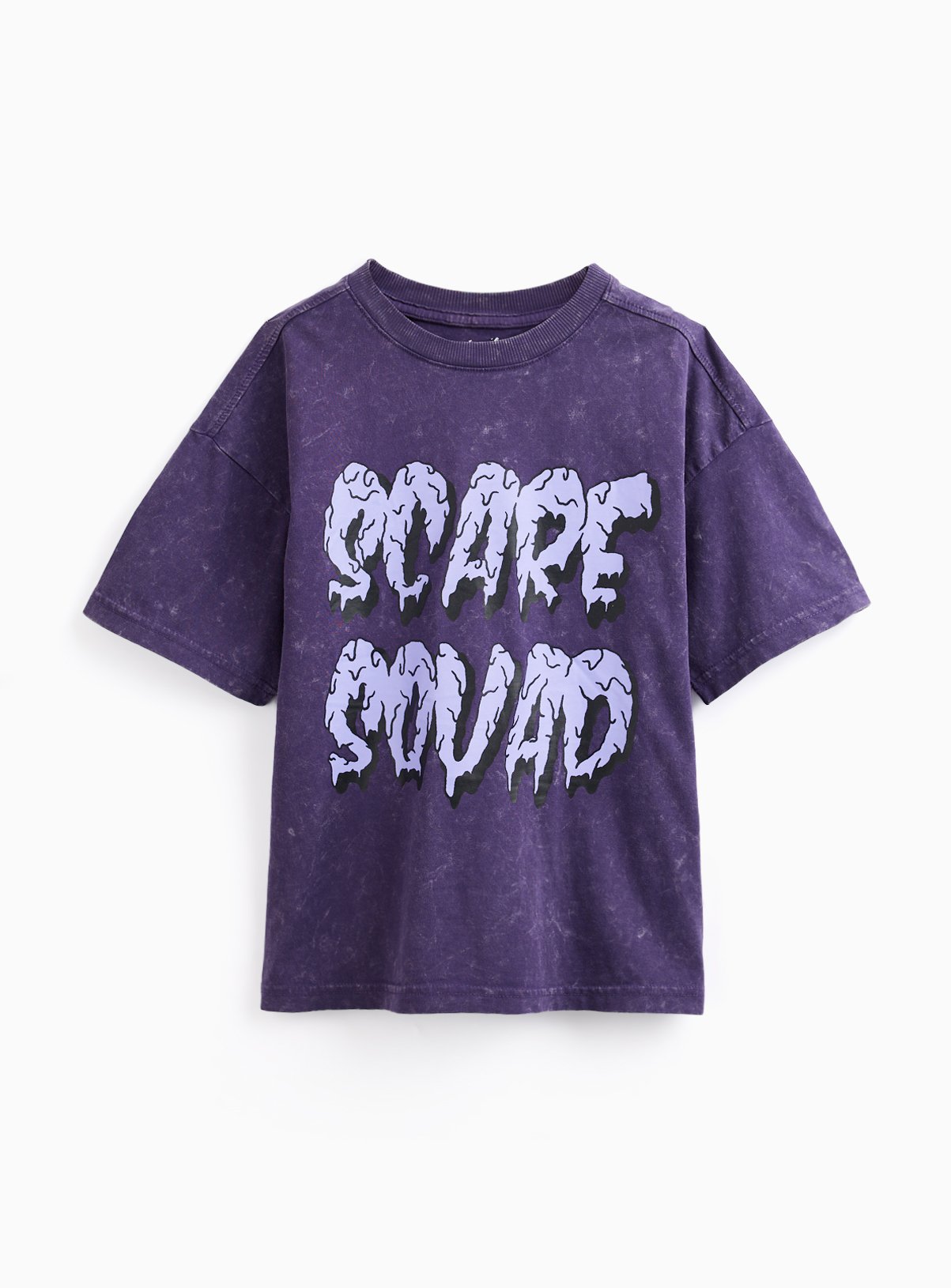 Purple Halloween Scare Squad Graphic T-Shirt 11 years - Image 3 thumbnail