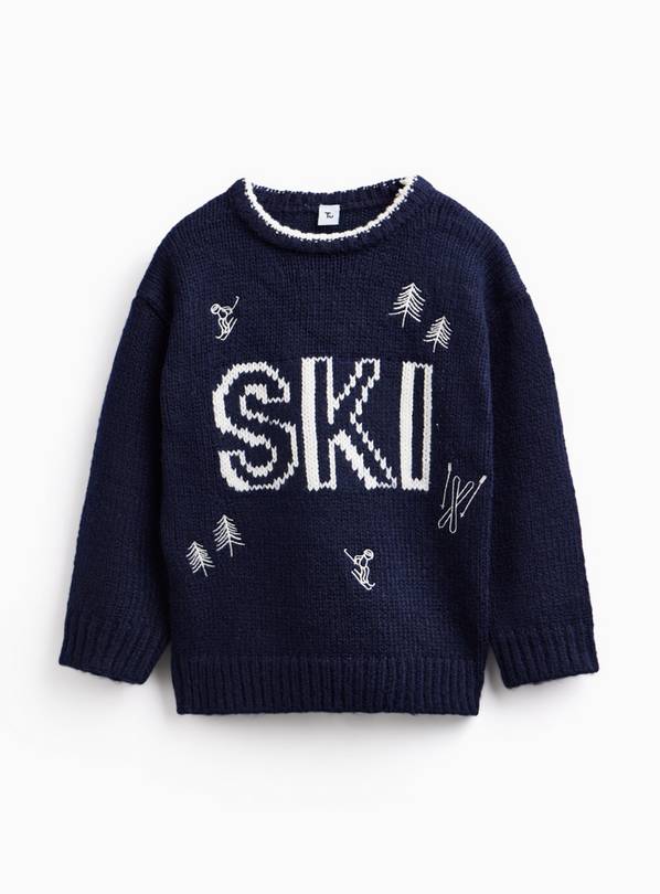 Family Matching Ski Christmas Jumper 3 years