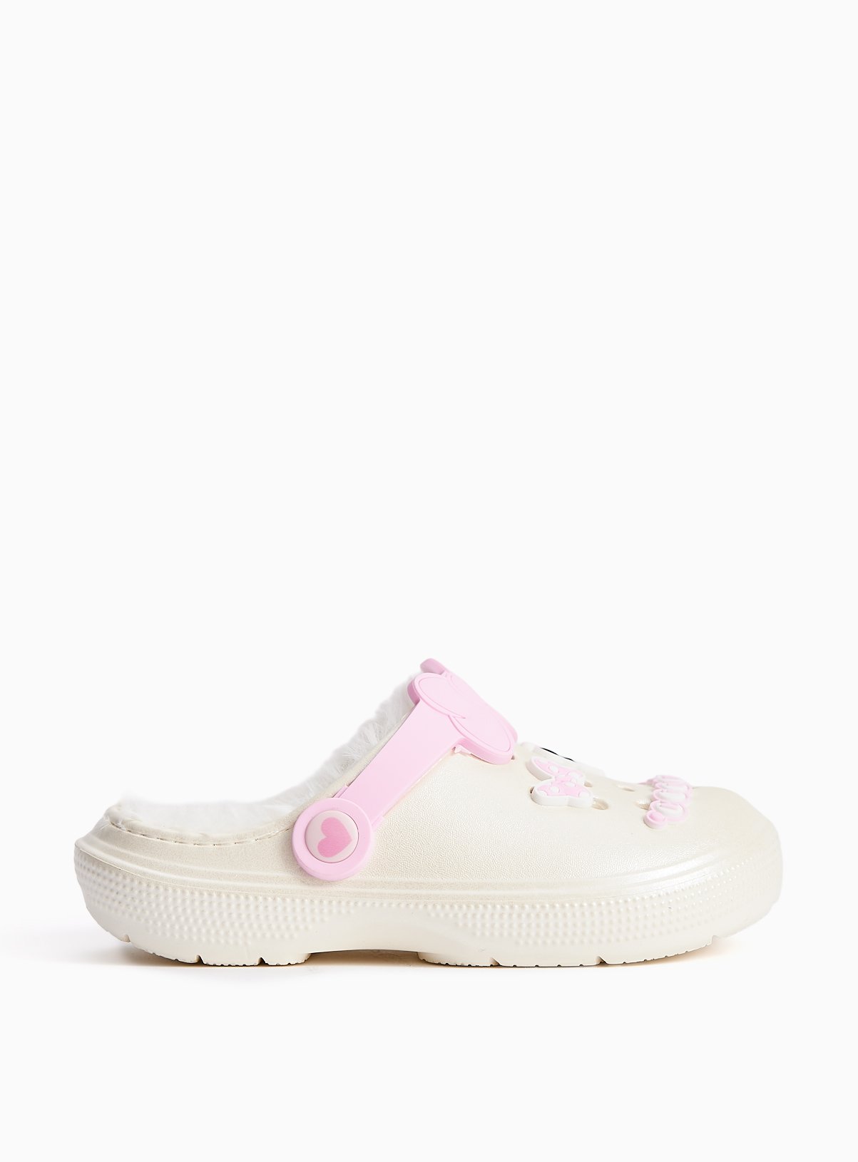 Minnie Mouse Fluffy Lined Clogs 13 Infant - Image 2 thumbnail