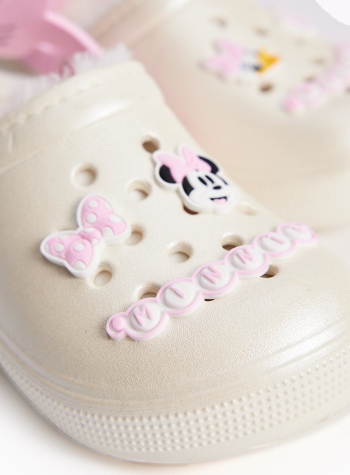Minnie Mouse Fluffy Lined Clogs 13 Infant - Image 3 thumbnail