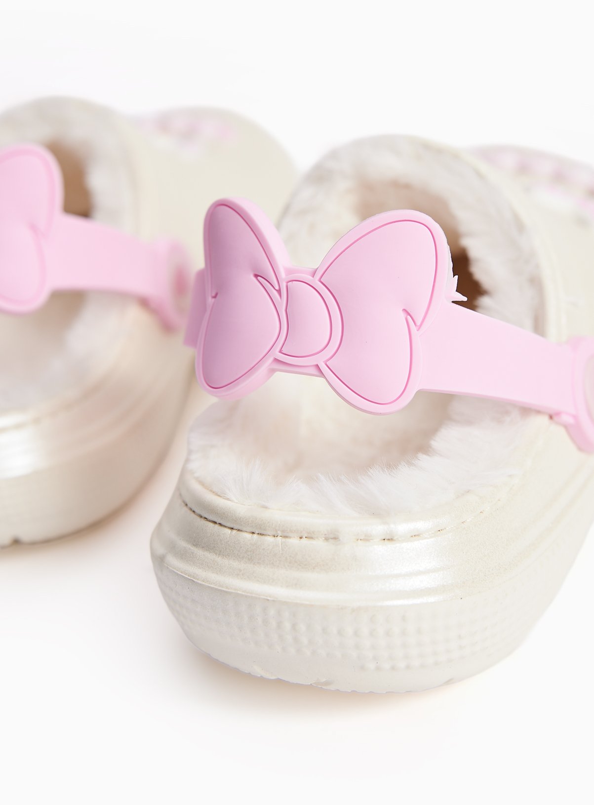 Minnie Mouse Fluffy Lined Clogs 13 Infant - Image 4 thumbnail