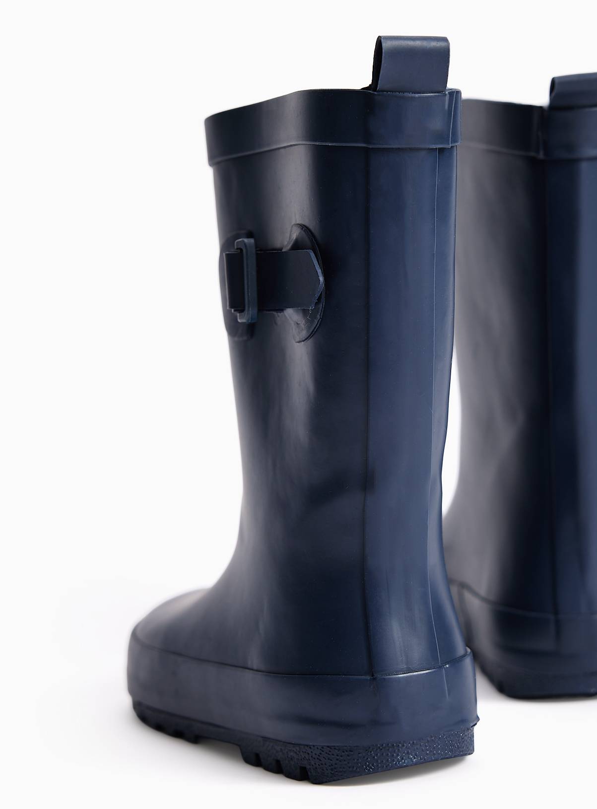 Navy Wellies 8 Infant - Image 4