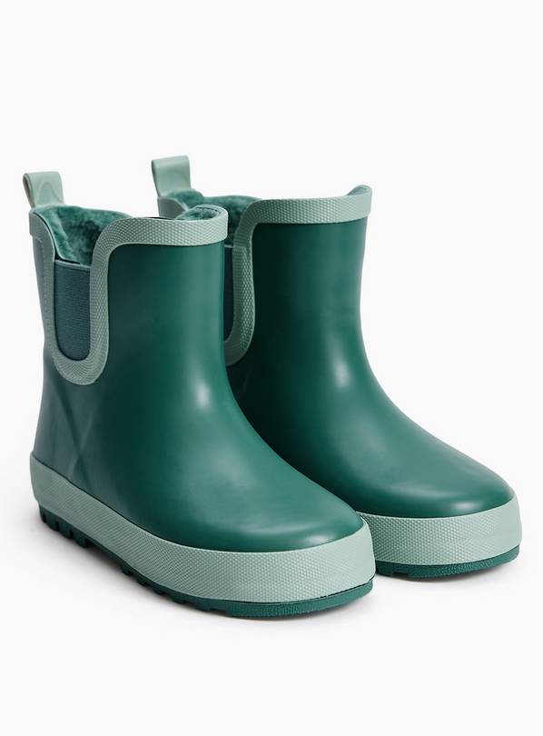 Green Bob Wellies 12 Infant