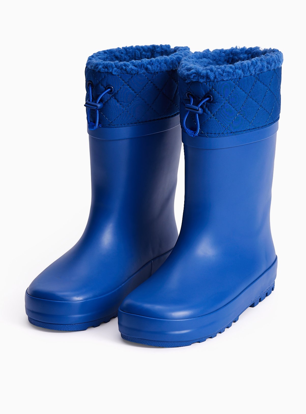 Blue Padded Cuff Wellington Boots 6 Infant - Image 2 thumbnail
