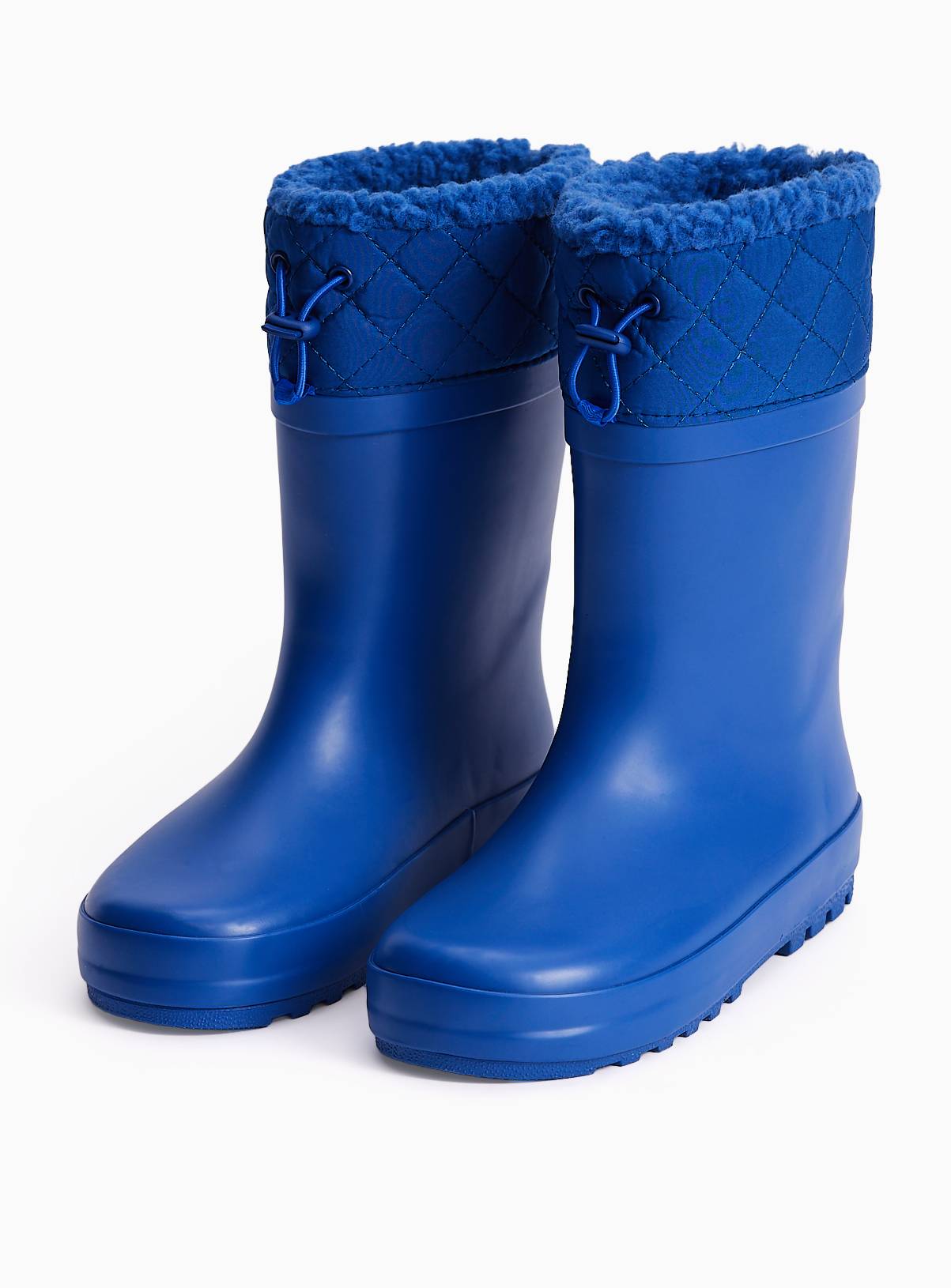 Blue Padded Cuff Wellington Boots 6 Infant - Image 2