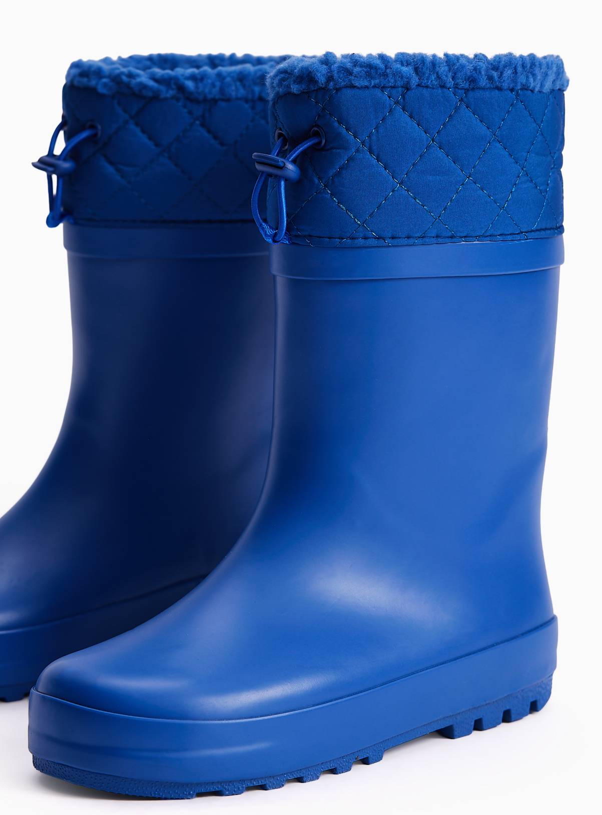 Blue Padded Cuff Wellington Boots 6 Infant - Image 3
