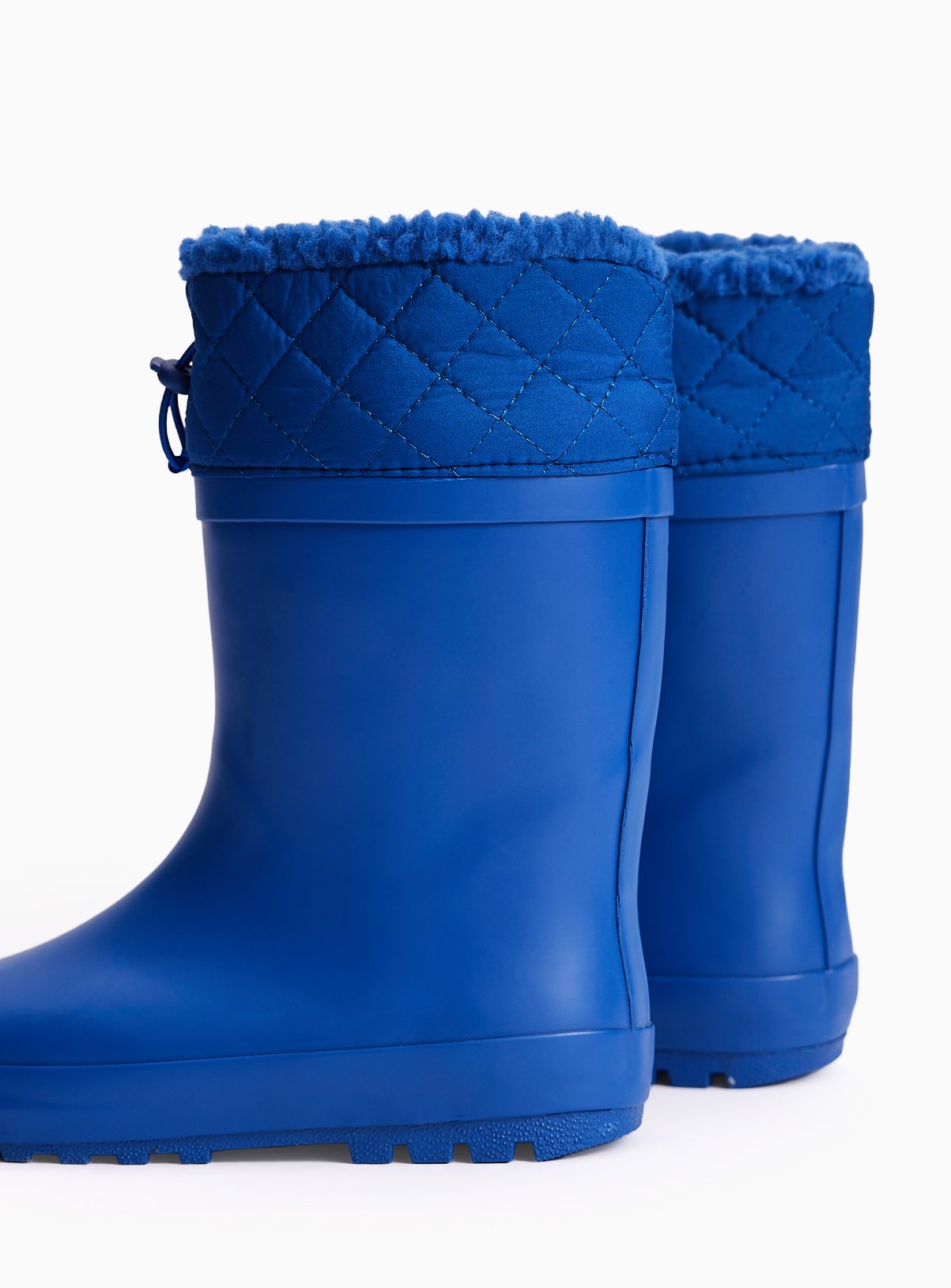 Blue Padded Cuff Wellington Boots 6 Infant - Image 4 thumbnail