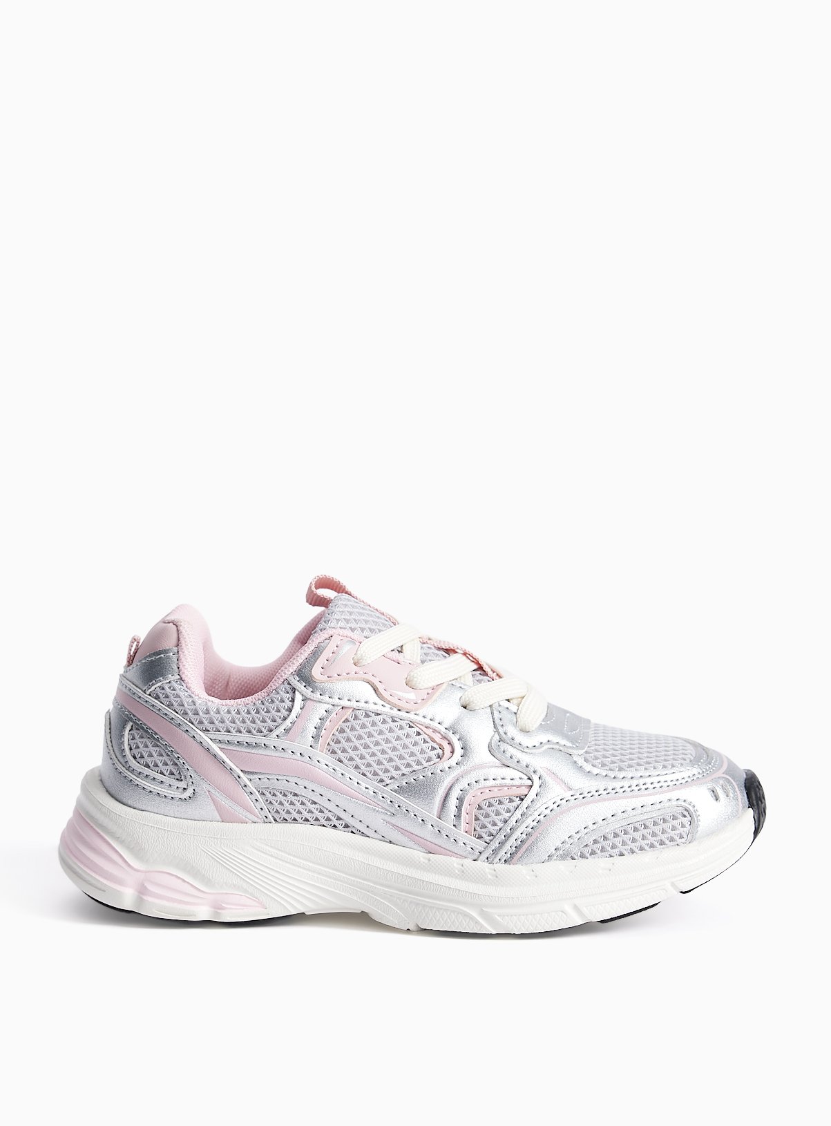 Pink Retro Chunky Trainers 12 Infant - Image 2 thumbnail