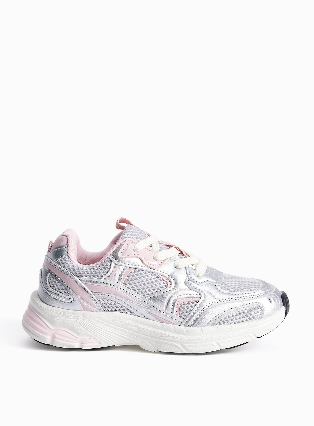 Pink Retro Chunky Trainers 12 Infant - Image 2