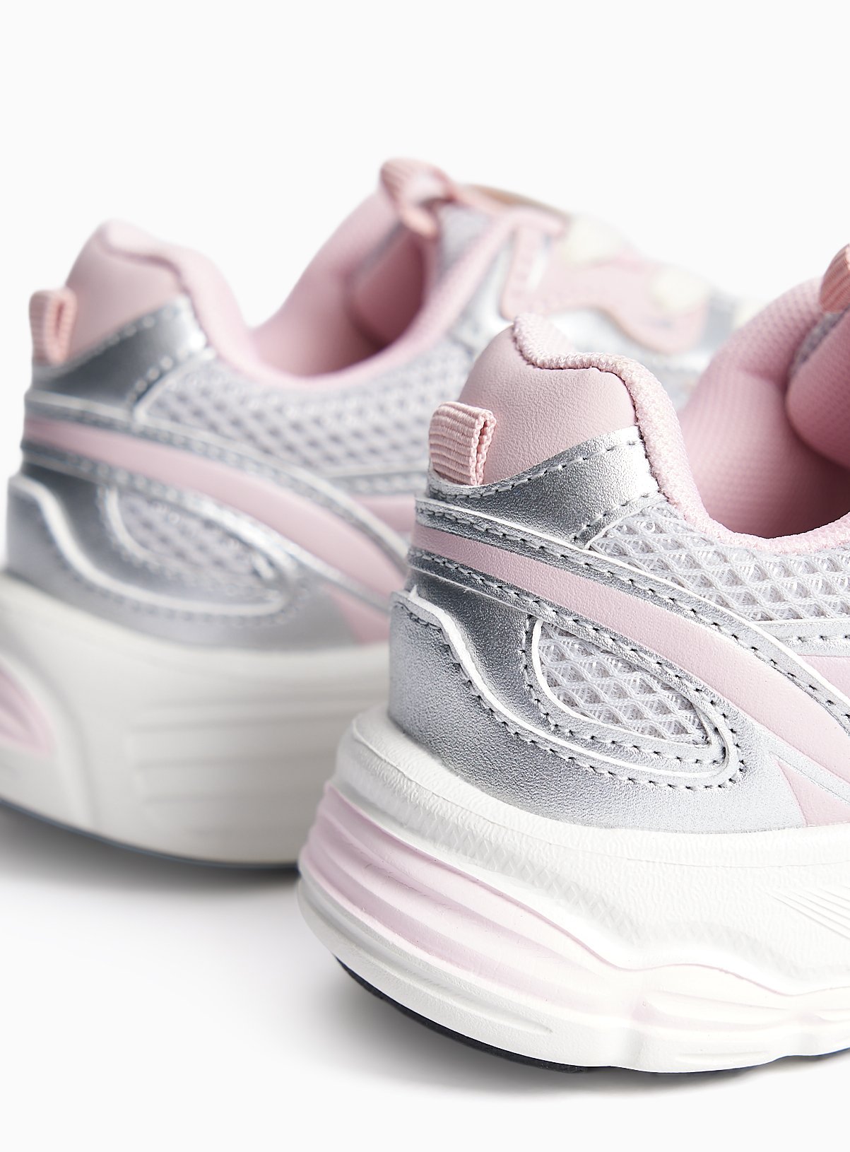 Pink Retro Chunky Trainers 12 Infant - Image 4 thumbnail