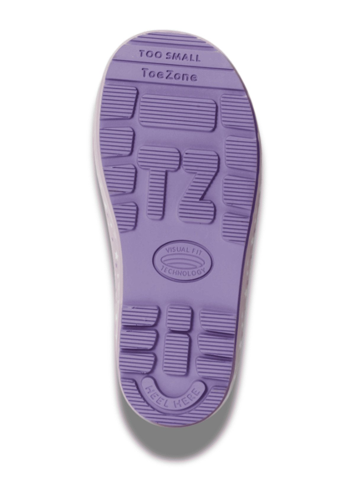 TOEZONE Star Girls Unicorn Print Pink Waterproof Lined Wellies 10 Infant - Image 6 thumbnail