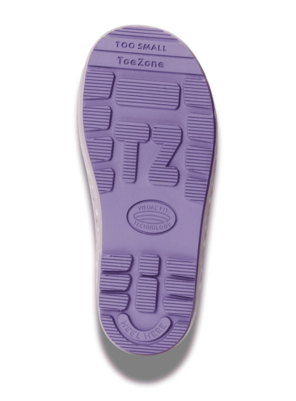 TOEZONE Star Girls Unicorn Print Pink Waterproof Lined Wellies 10 Infant - Image 6