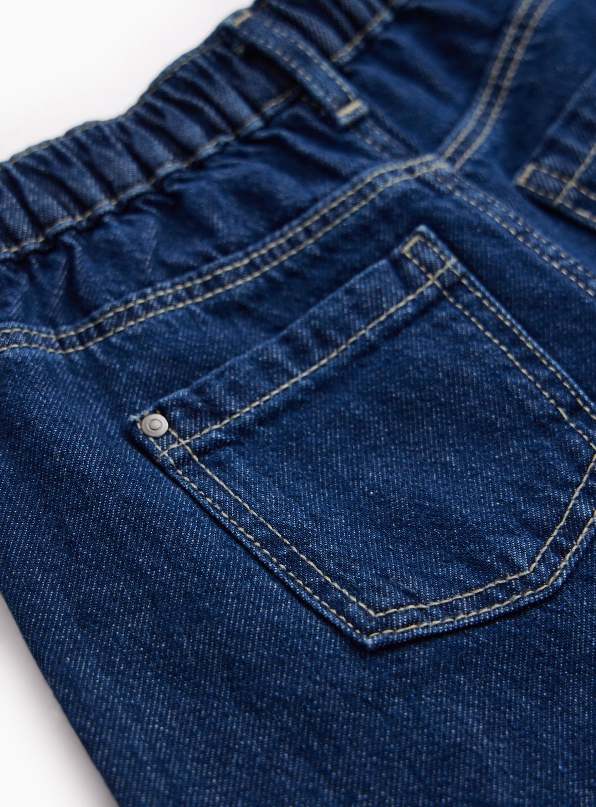 Blue Barrel Leg Jeans 7-8 years - Image 2 thumbnail