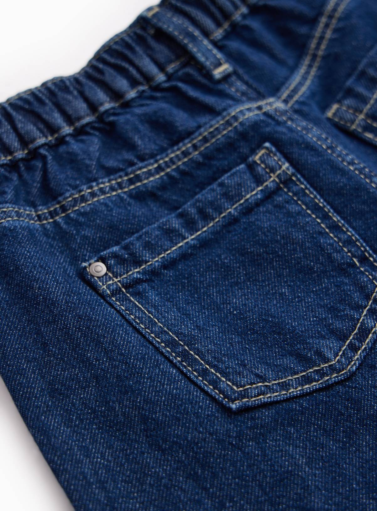Blue Barrel Leg Jeans 7-8 years - Image 2