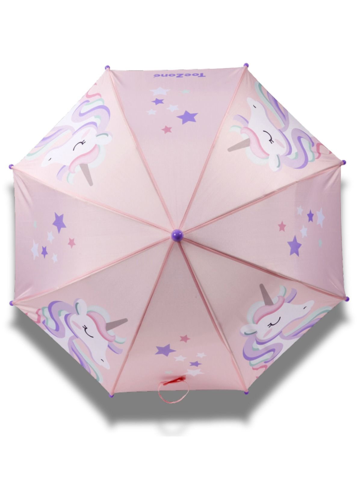 TOEZONE Twinkle Girls Pink Unicorn Character Waterproof Rain Umbrella One Size - Image 2 thumbnail
