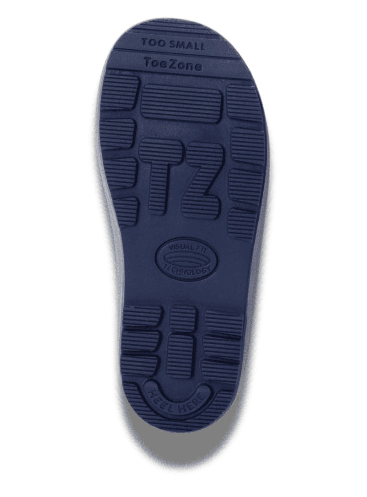 TOEZONE Sammy Boys Shark Character Navy Waterproof Lined Wellies 12 Infant - Image 6 thumbnail