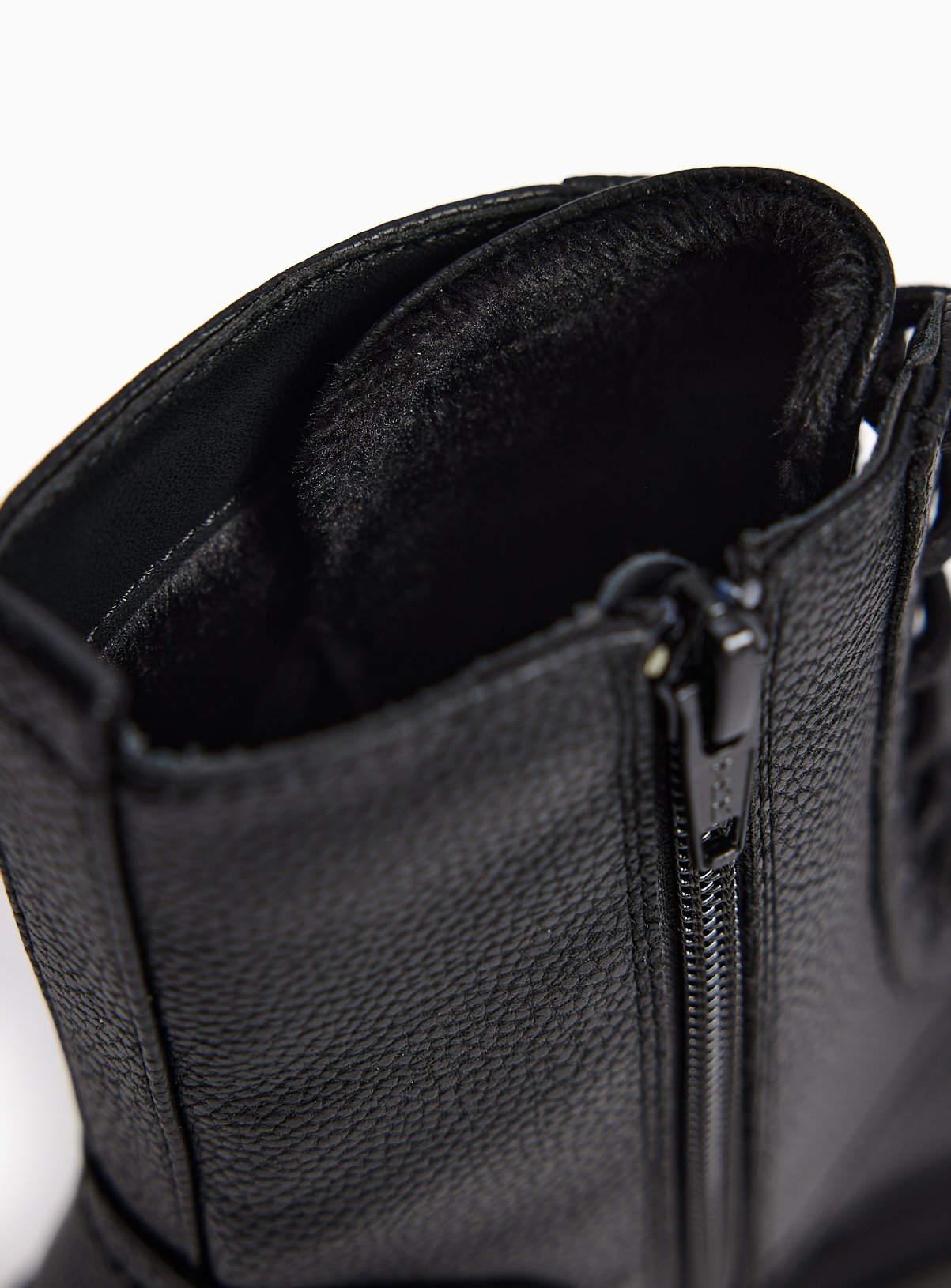 Black Lace Up Boots 10 Infant - Image 4 thumbnail