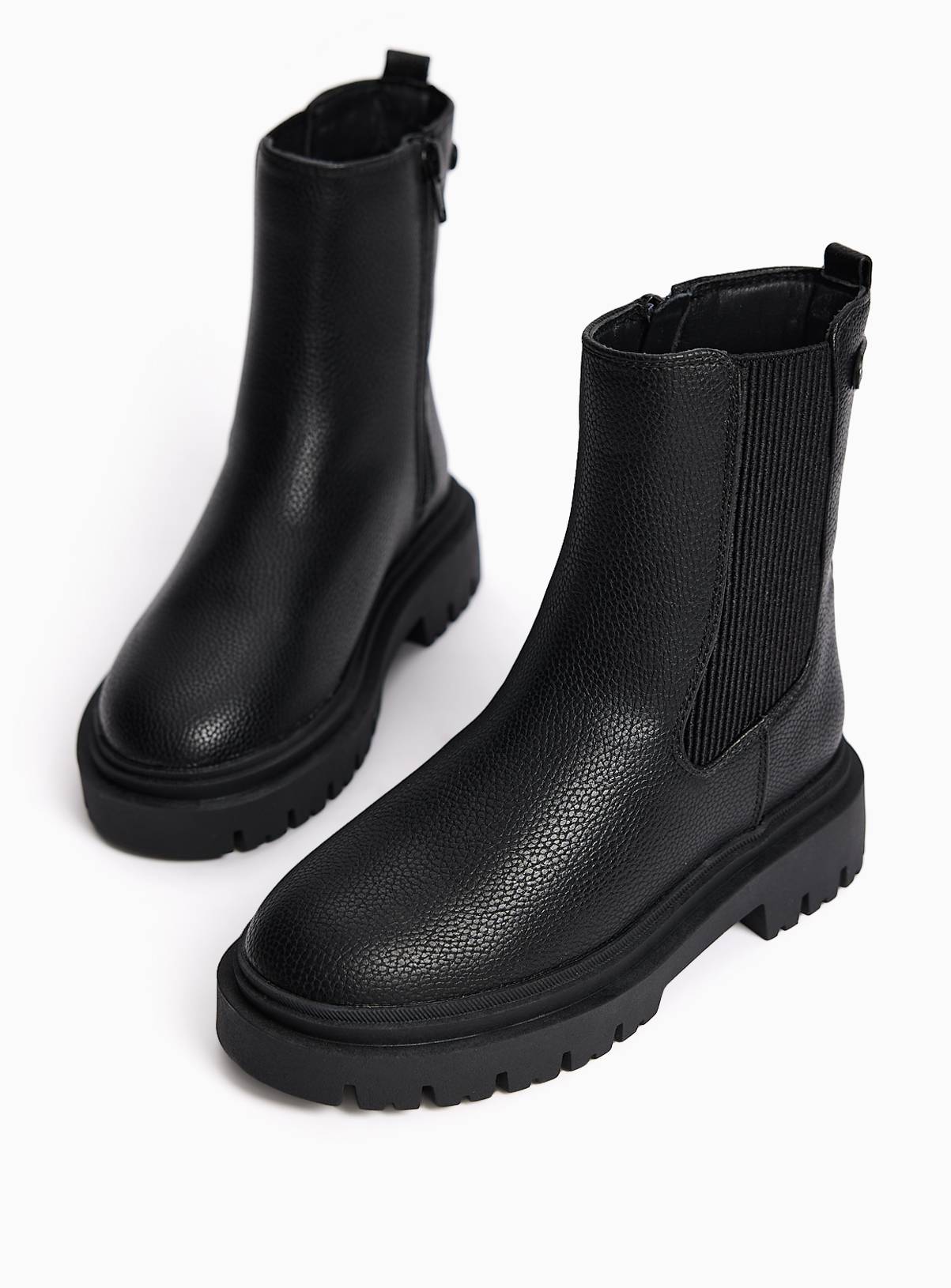 Black Chelsea Boots 10 Infant - Image 1
