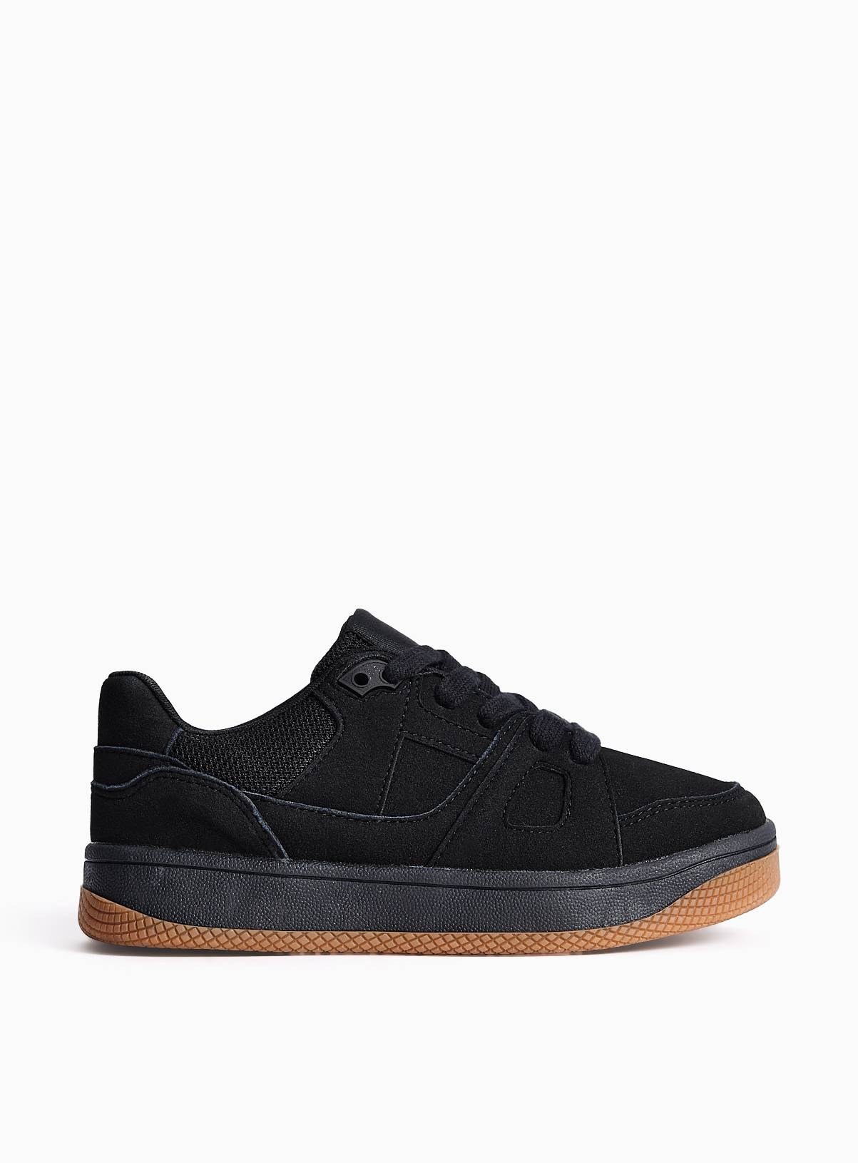 Black Laced Skater Trainers  1 - Image 2