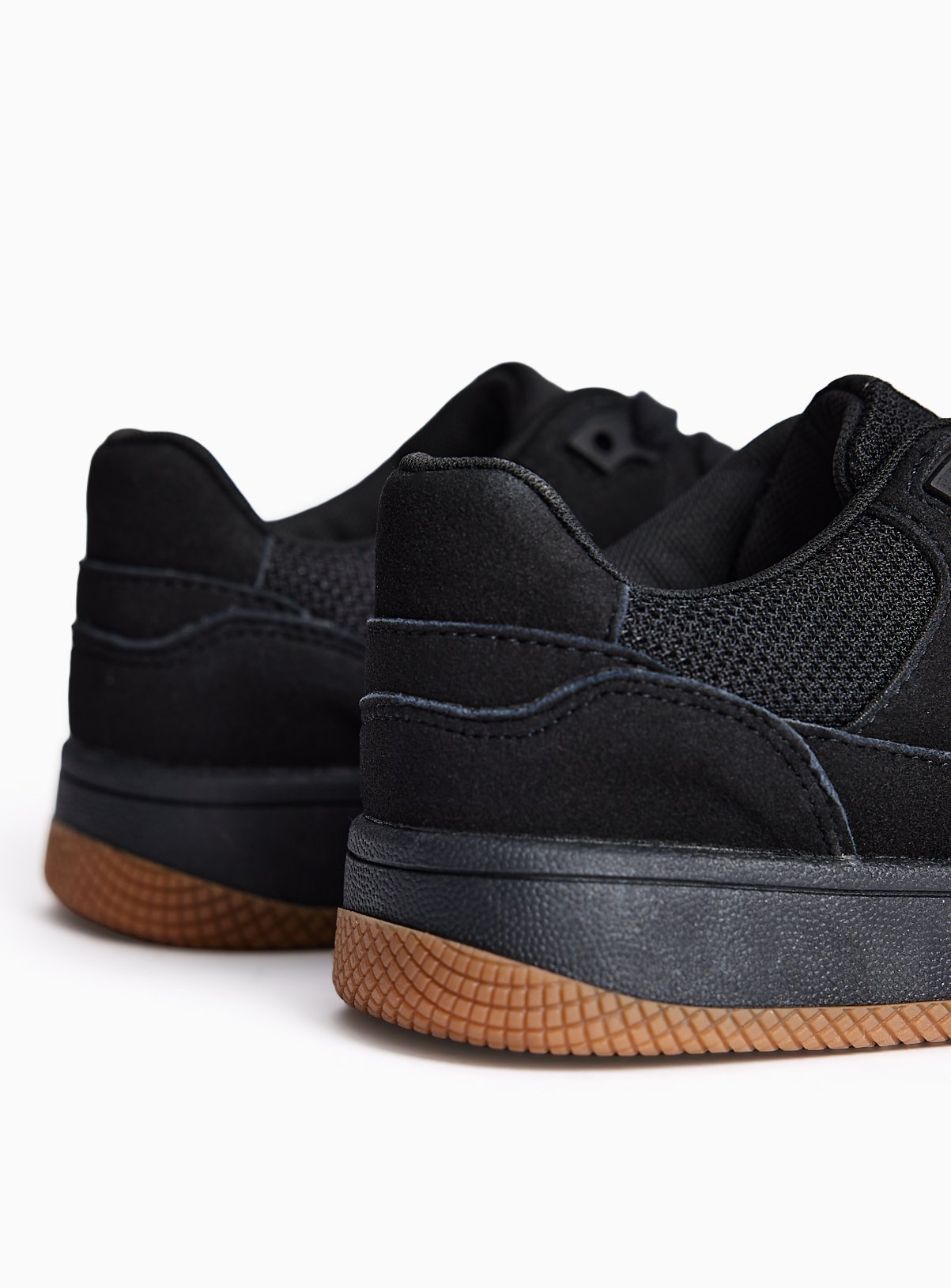 Black Laced Skater Trainers  1 - Image 4 thumbnail