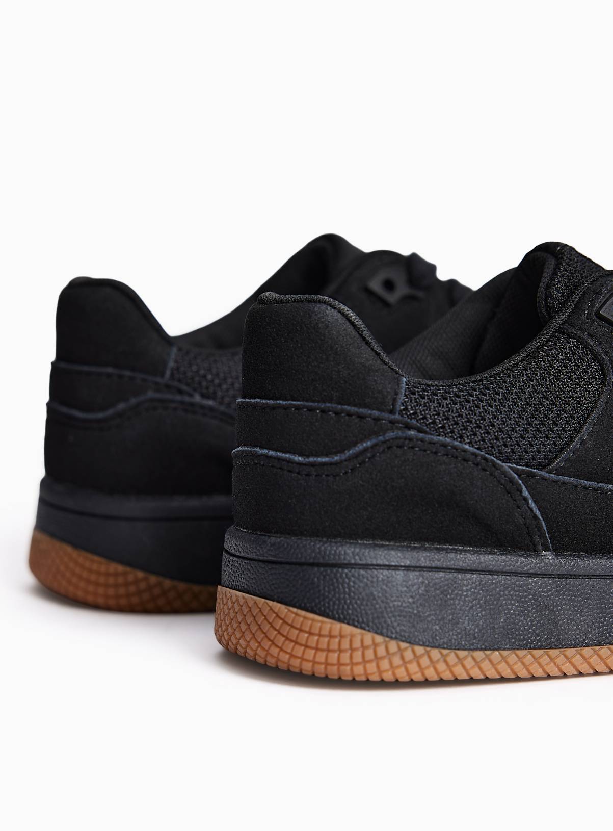 Black Laced Skater Trainers  1 - Image 4