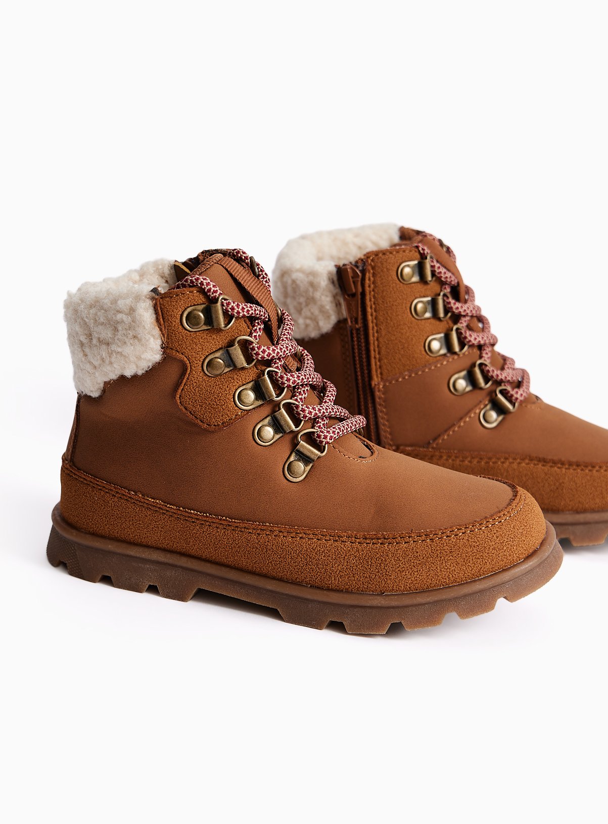 Tan Borg Lace-Up Boots 9 Infant - Image 2 thumbnail