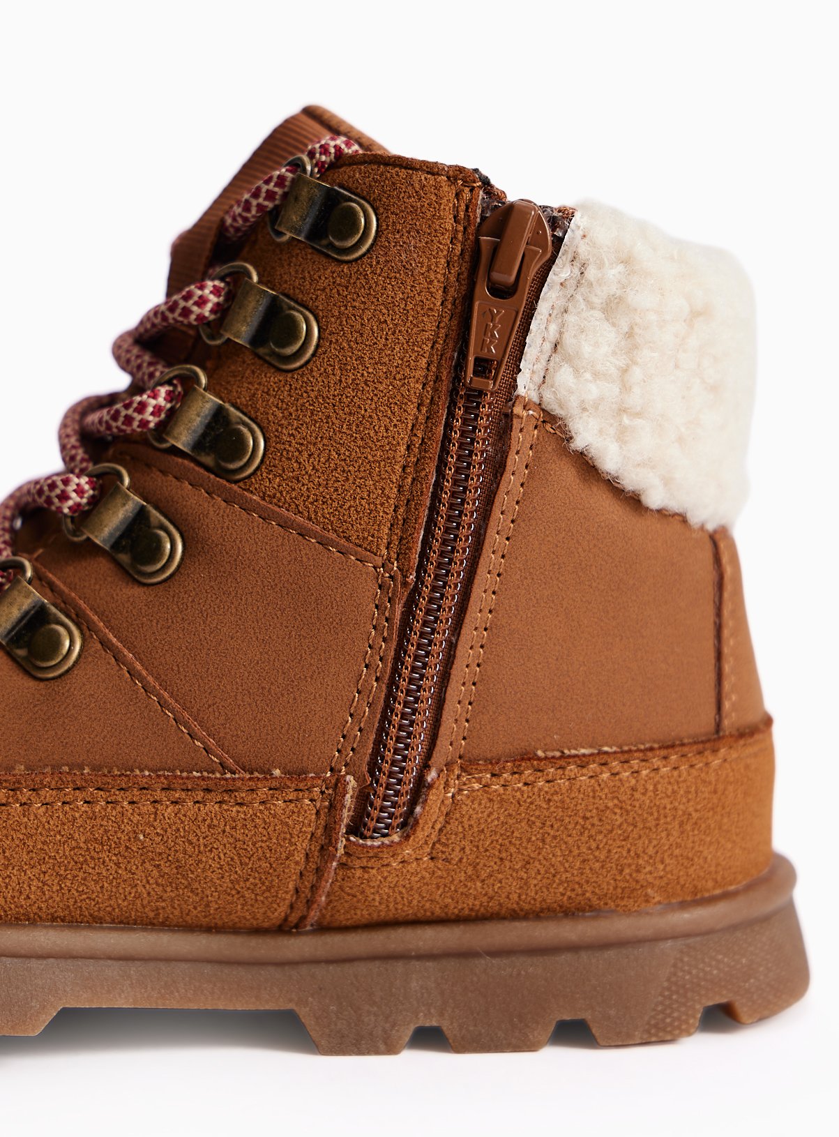 Tan Borg Lace-Up Boots 9 Infant - Image 3 thumbnail