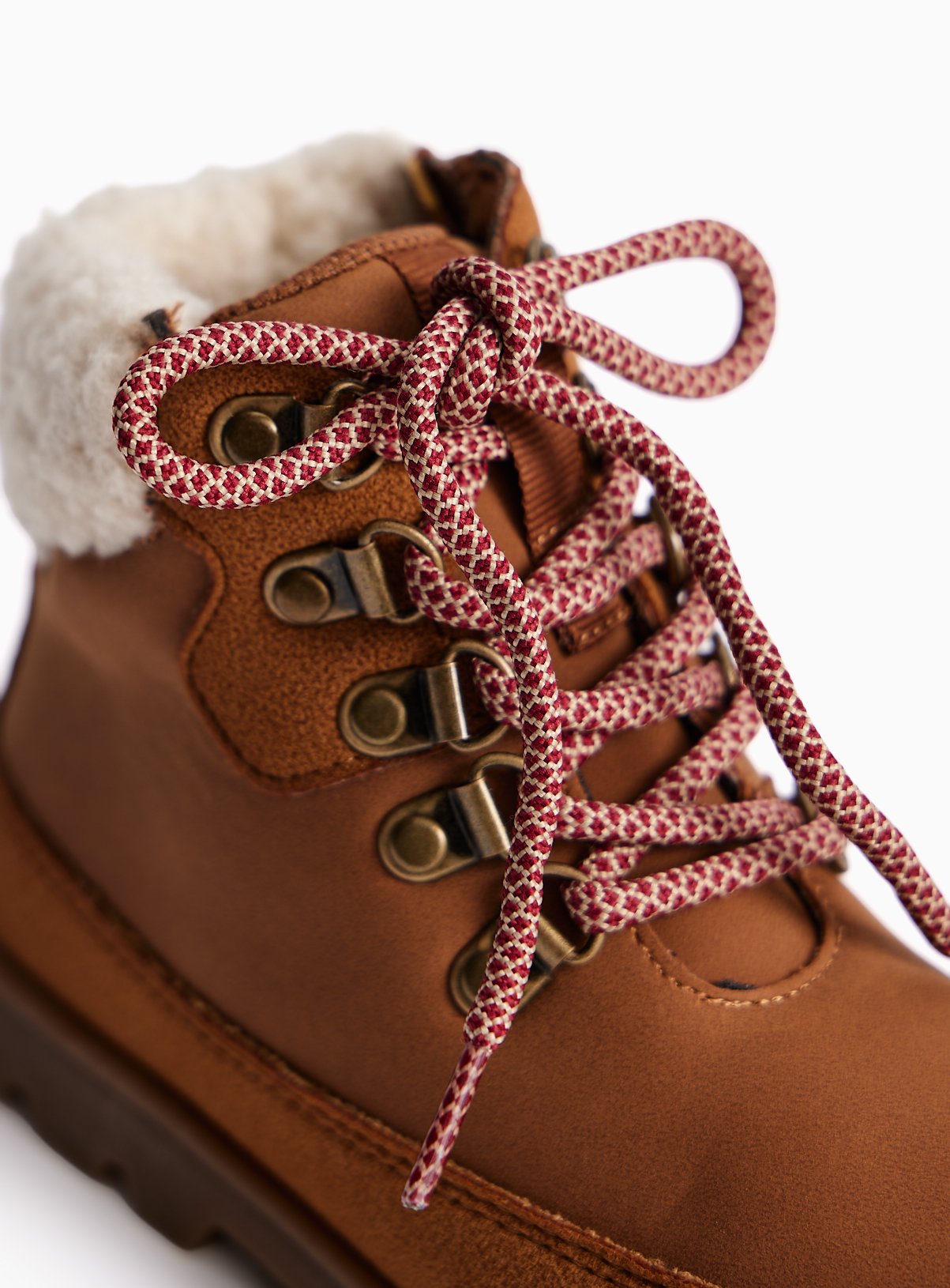 Tan Borg Lace-Up Boots 9 Infant - Image 5 thumbnail