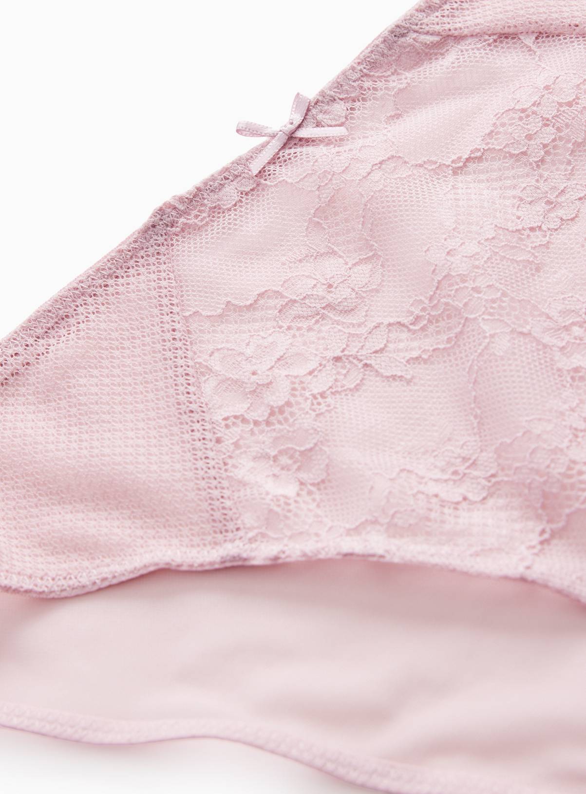 Mia Pink Lace Knickers 3 Pack 6 - Image 3