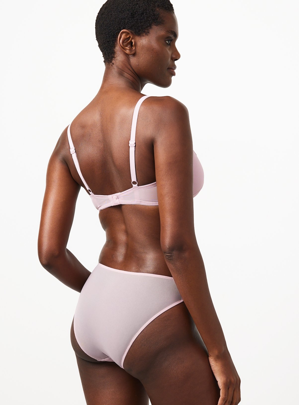 Mia Pink Lace Knickers 3 Pack 6 - Image 4 thumbnail