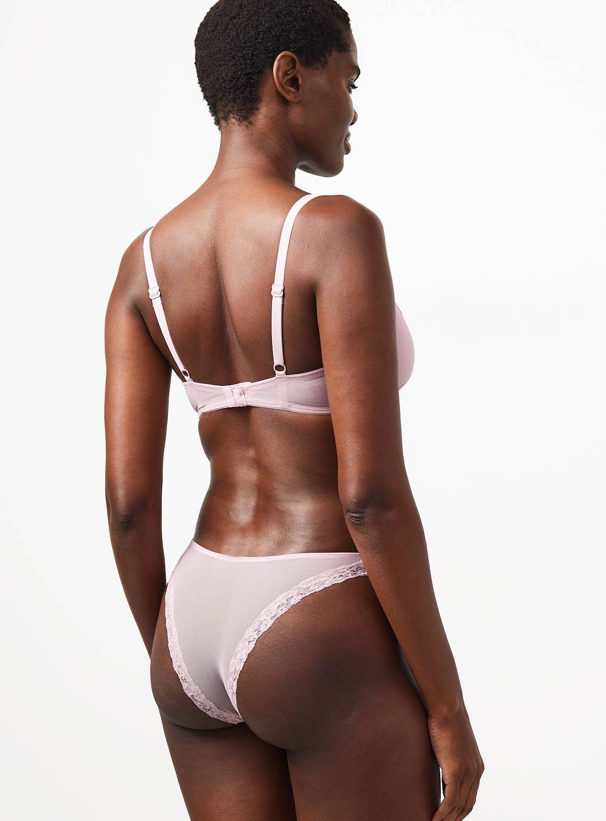 Pink Lace Tanga Knickers 3 Pack 8 - Image 4