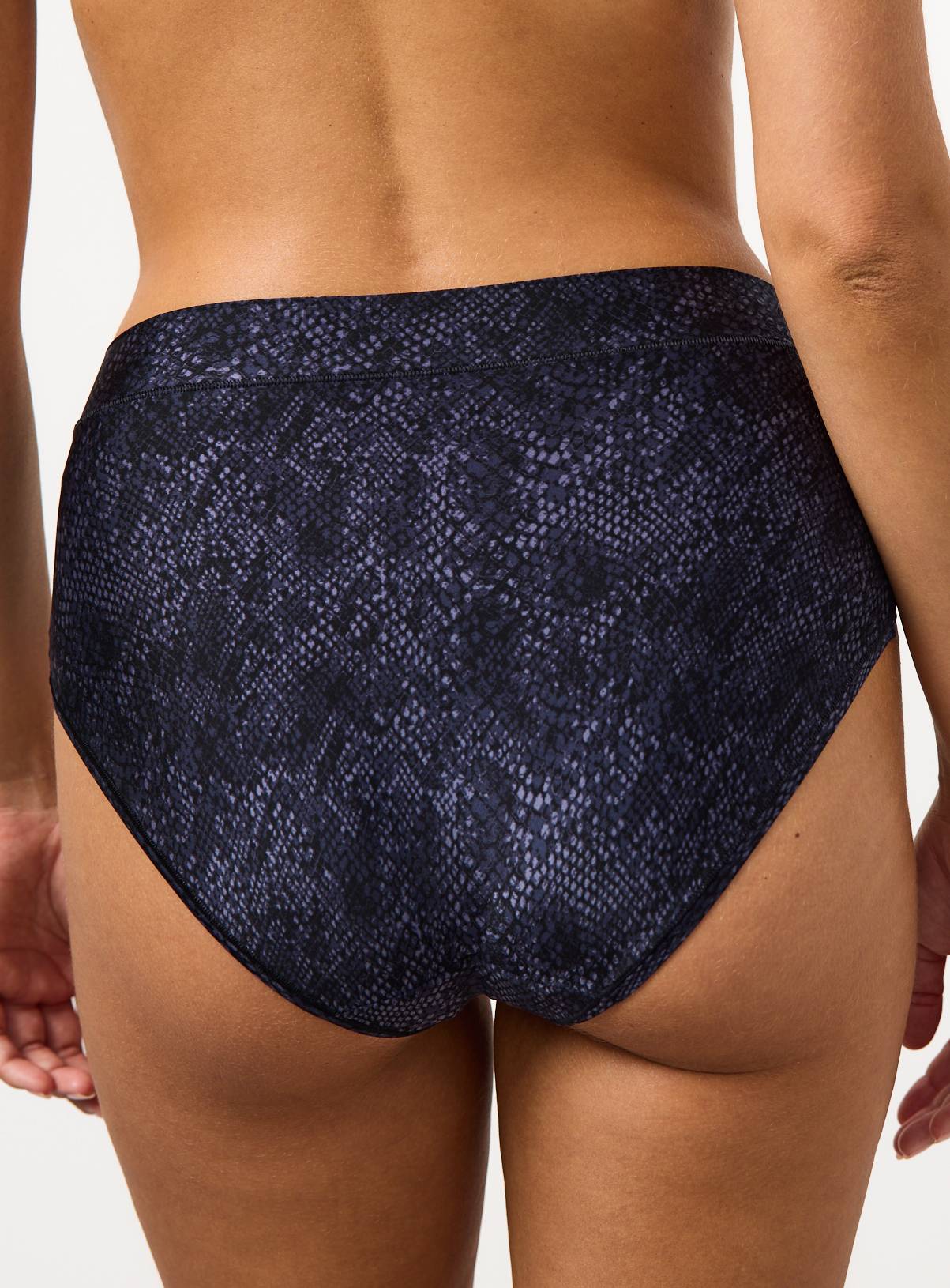 Grey Snakeskin Brief Knickers 16 - Image 4