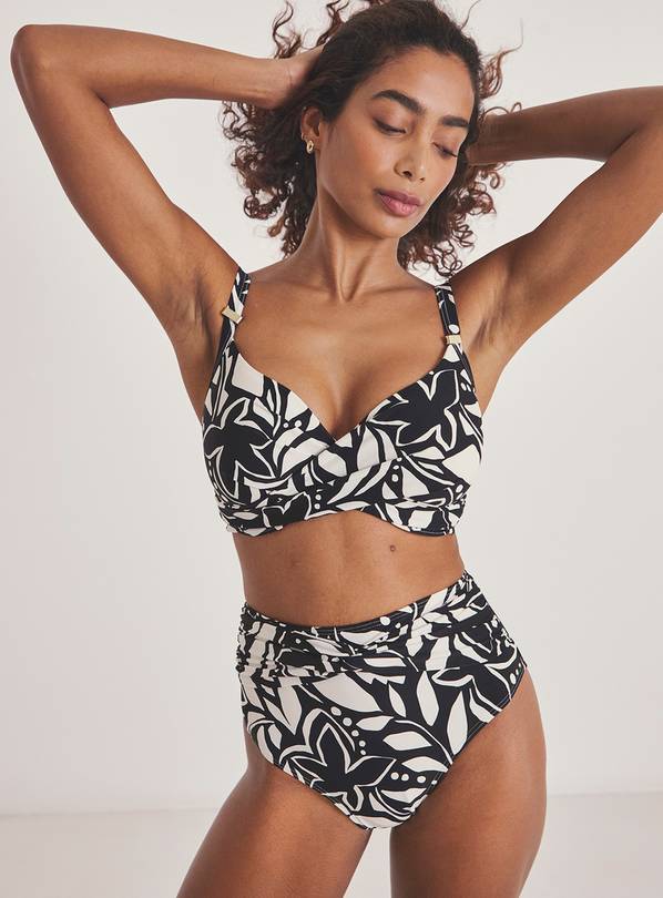 SIMPLY BE Twist Front High Waist Bikini Bottoms 20