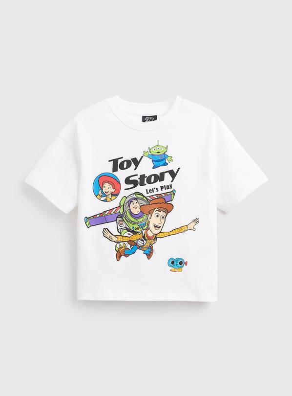 White Disney Toy Story Graphic T-Shirt 2-3 years
