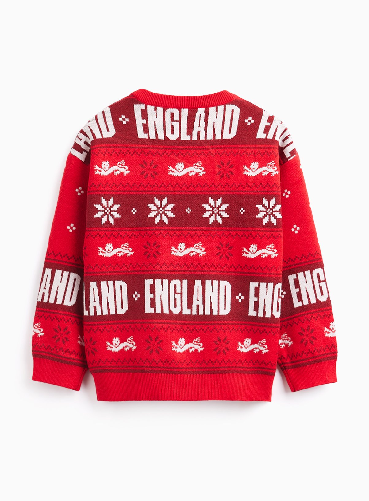 Red England Football Christmas Jumper 9 years - Image 2 thumbnail