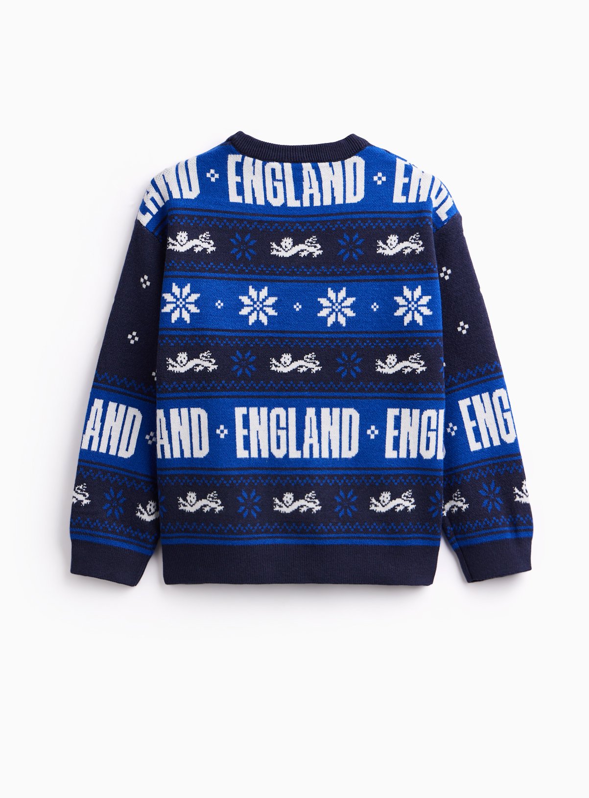 Navy England Football Christmas Jumper 11 years - Image 3 thumbnail