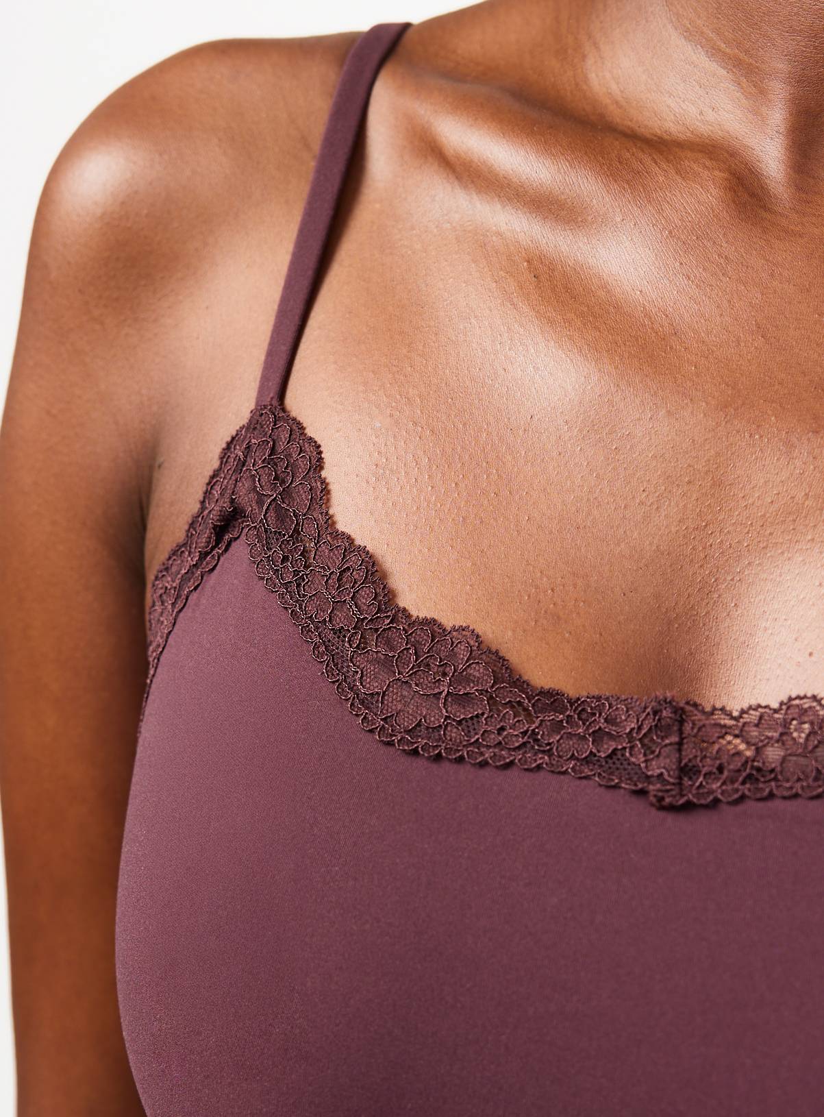 Brown Double Layer Smoothing Cami 10 - Image 2