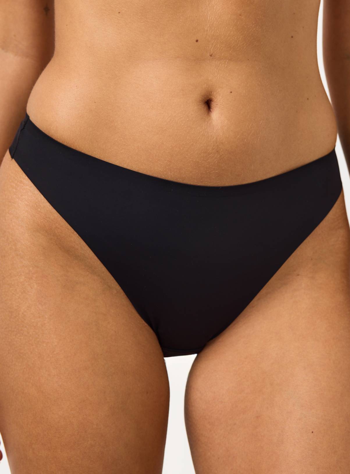Black Bonded No VPL Thong 3 Pack 20 - Image 2